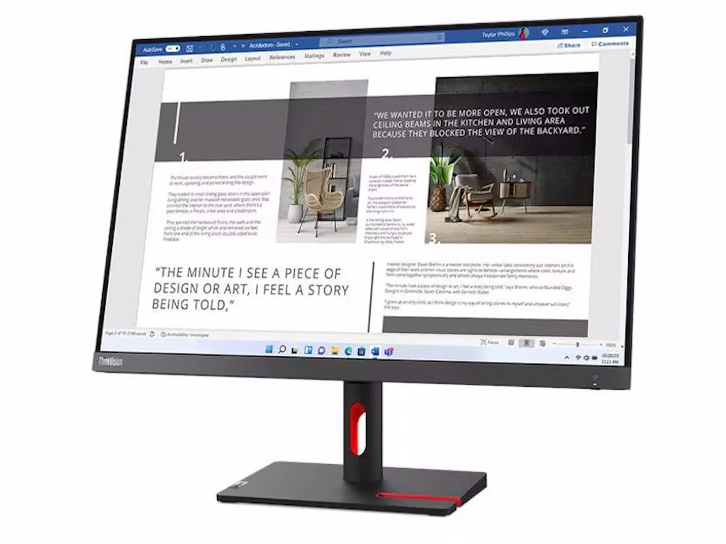 Lenovo Monitor LENOVO ThinkVision S27i-30 27"/IPS/1920x1080/100Hz/4ms/2x HDMI,1x VGA /crna Slika 3