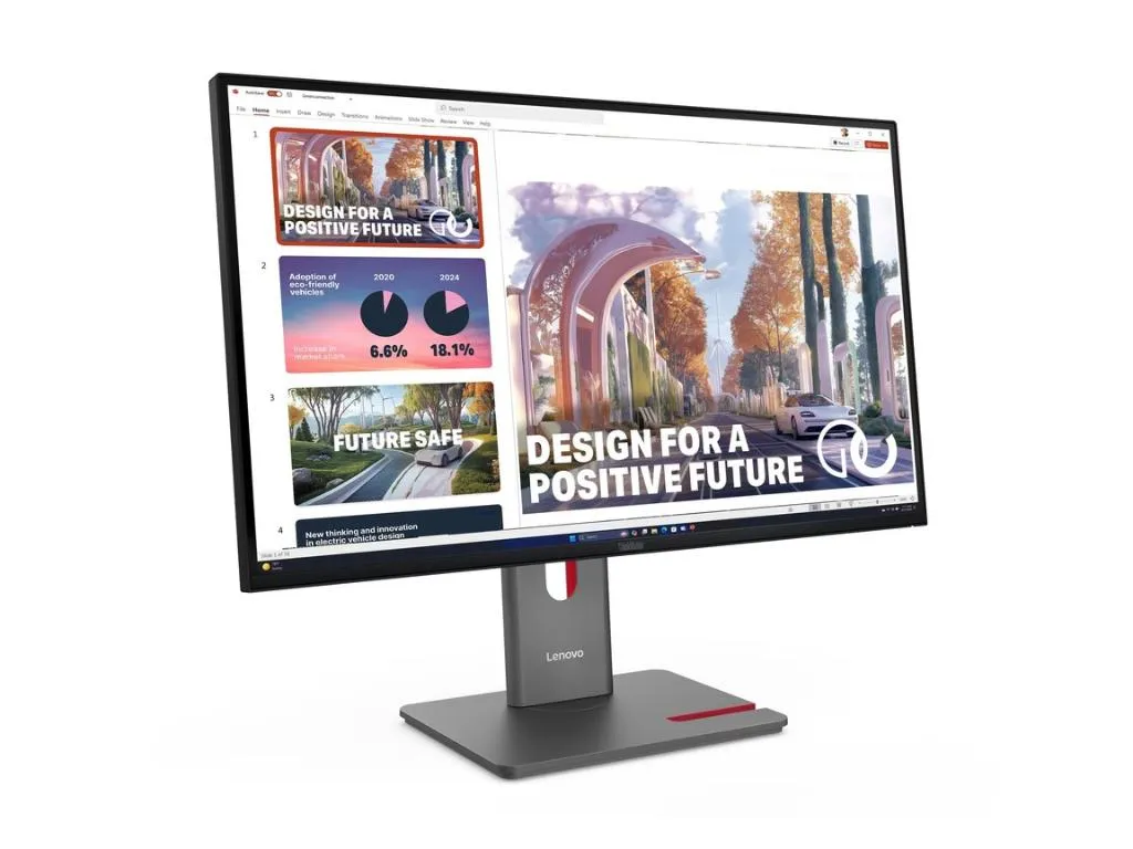 Monitor LENOVO ThinkVision P27QD-40 27"/IPS/2560x1440/120Hz/4ms/USB-B,USB-C 140W,USB-C,4xUSB-A,HDMI, Slika 2