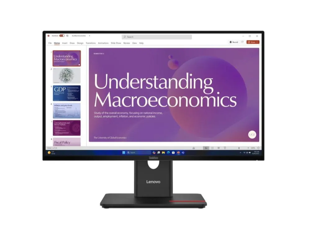 Monitor LENOVO ThinkVision T24D-40 23.8"/IPS/1920x1080/120Hz/4ms/USB-C PD 100W,USB-C PD 15W, 3xUSB-A Slika 1