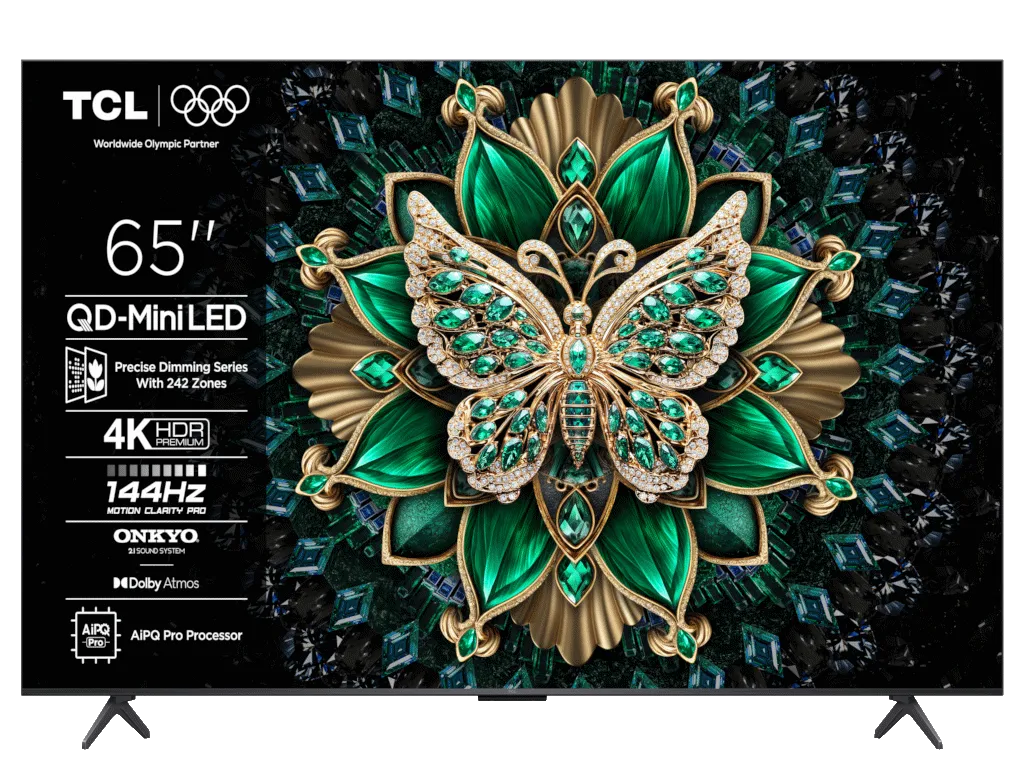 Televizor TCL 65C6K/MiniLED-QLED/65"/4K UHD/144Hz/Google TV/crna Slika 1