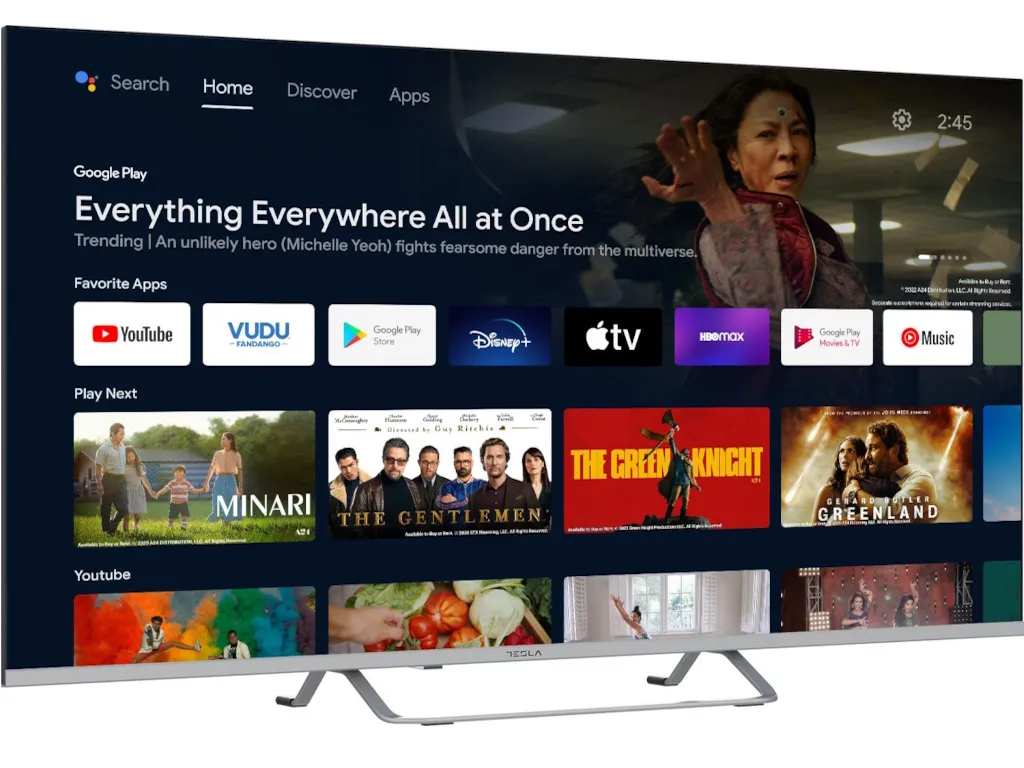 Tesla Televizor TESLA 65E635SUS/LED/65"/UHD/Smart/Android/siva/frameless Slika 1
