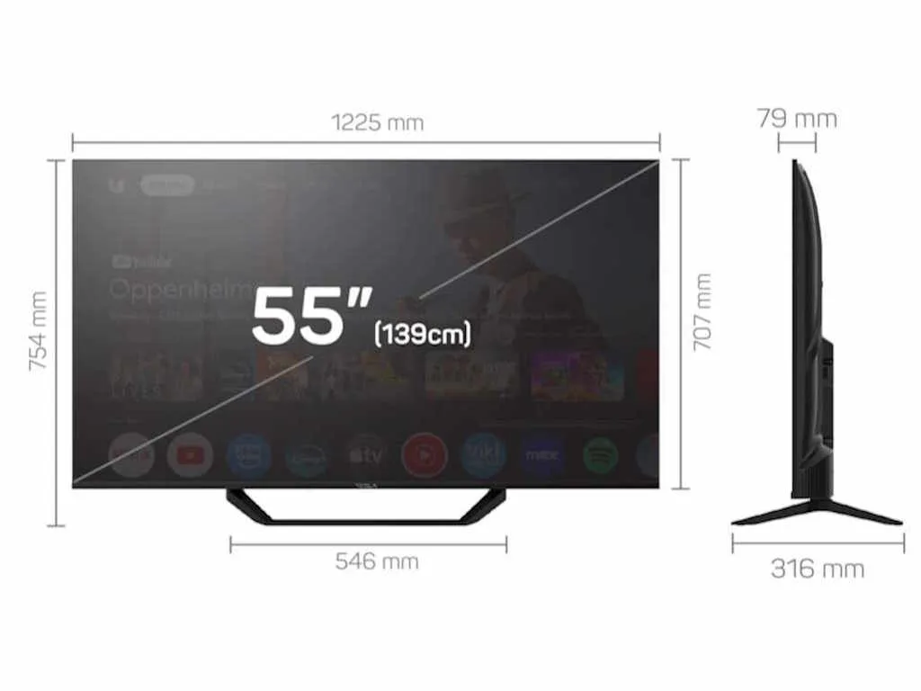 Tesla Televizor TESLA 65E655BUS/D-LED/65"/4K/Smart/Google TV/crna Slika 7