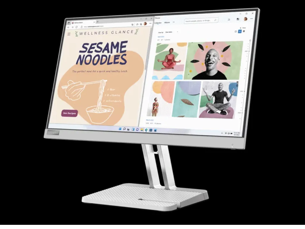 Lenovo Monitor LENOVO L22e-40 21.5"/VA/1920x1080/75Hz/4ms/VGA,HDMI/FreeSync/siva Slika 2