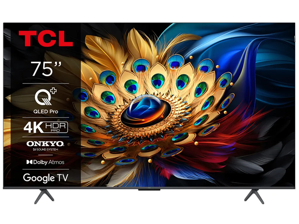 Televizor TCL 75C655/QLED/75"/4K UHD/60Hz/Google TV/crna Slika 2
