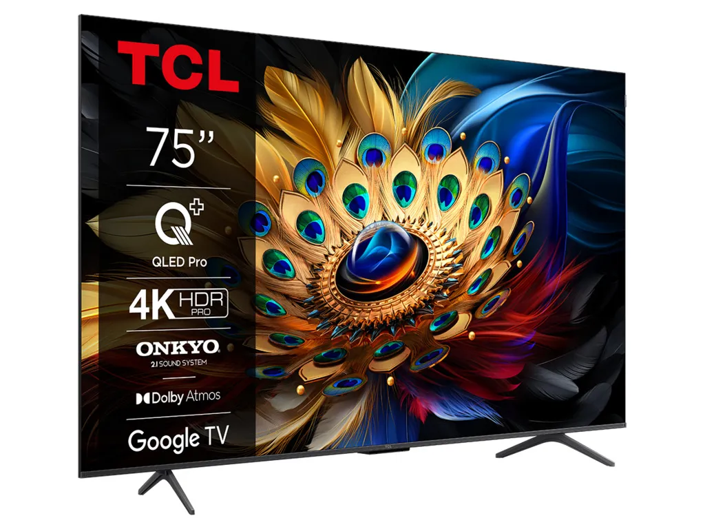 Televizor TCL 75C655/QLED/75"/4K UHD/60Hz/Google TV/crna Slika 3