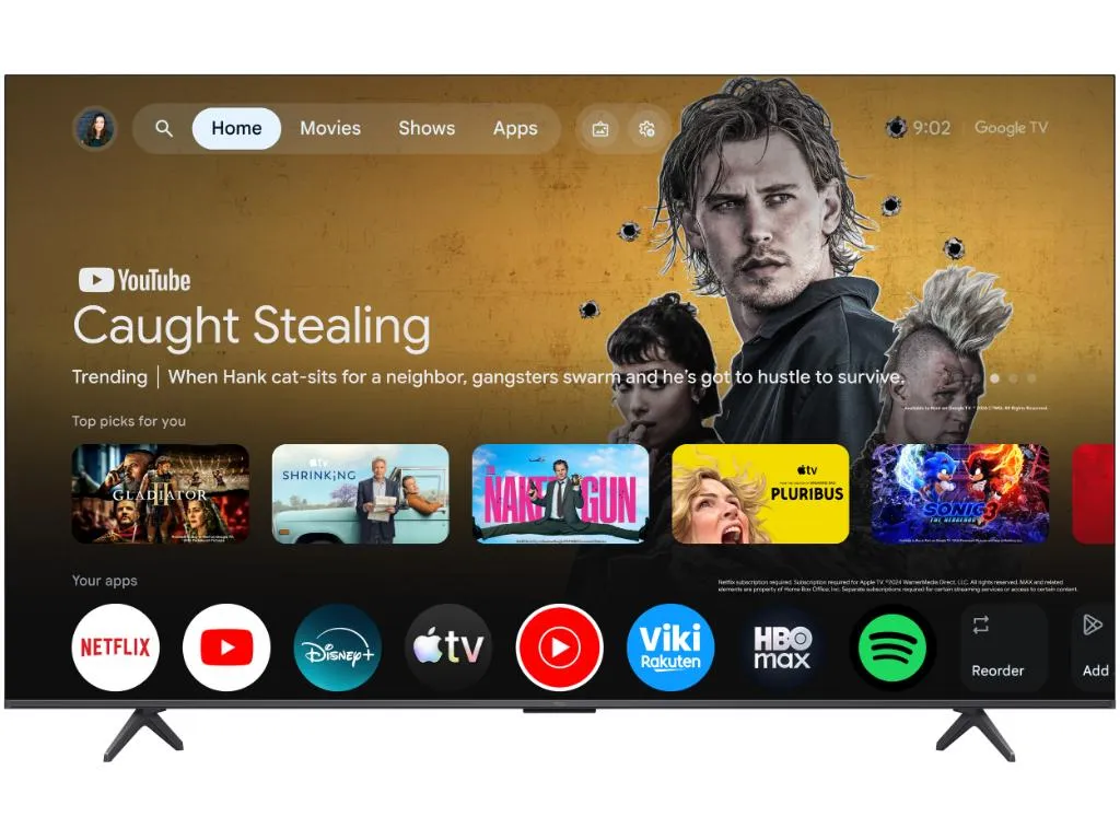 Televizor TCL 75P8L/QLED-Mini LED/75"/4K UHD/144Hz/Google TV/crna Slika 7