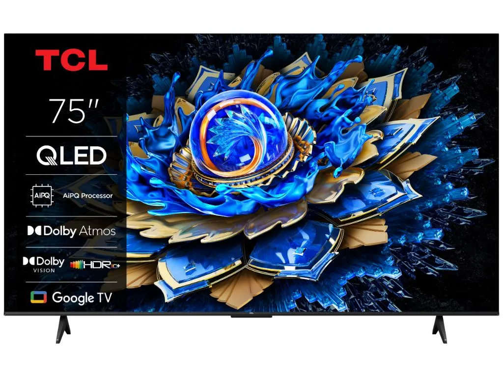 Televizor TCL 75T69C/QLED/75"/4K UHD/60Hz/Google TV/crna Slika 2
