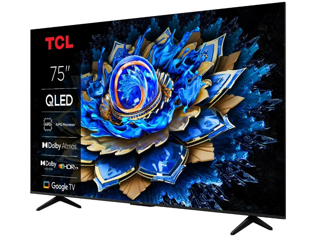 Televizor TCL 75T69C/QLED/75"/4K UHD/60Hz/Google TV/crna Slika 3