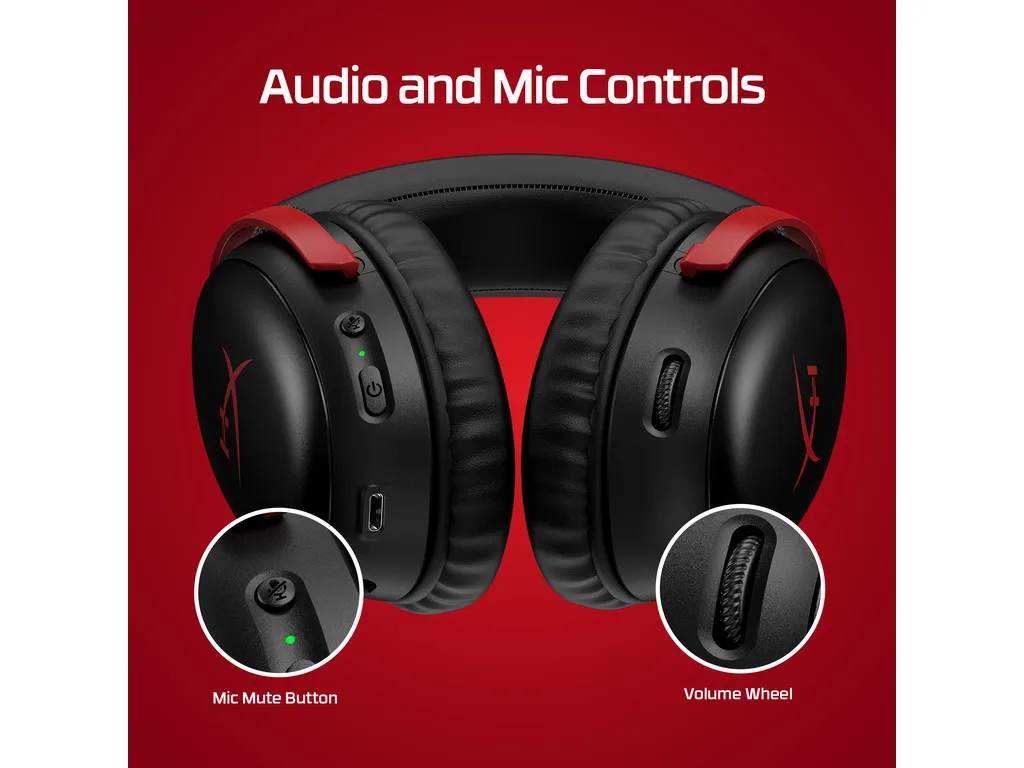 Slušalice HP HyperX Cloud III Core/bežicne/Gaming/crvena Slika 1