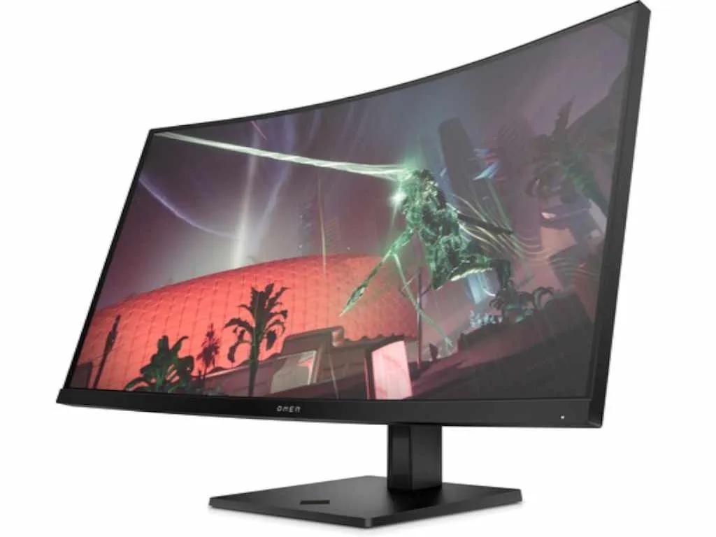 HP PSG Monitor HP Omen 32c Gaming 32"/VA zakrivljen 1500R/2560x1440/165Hz/1ms/2HDMI, DP/VESA/visina Slika 2