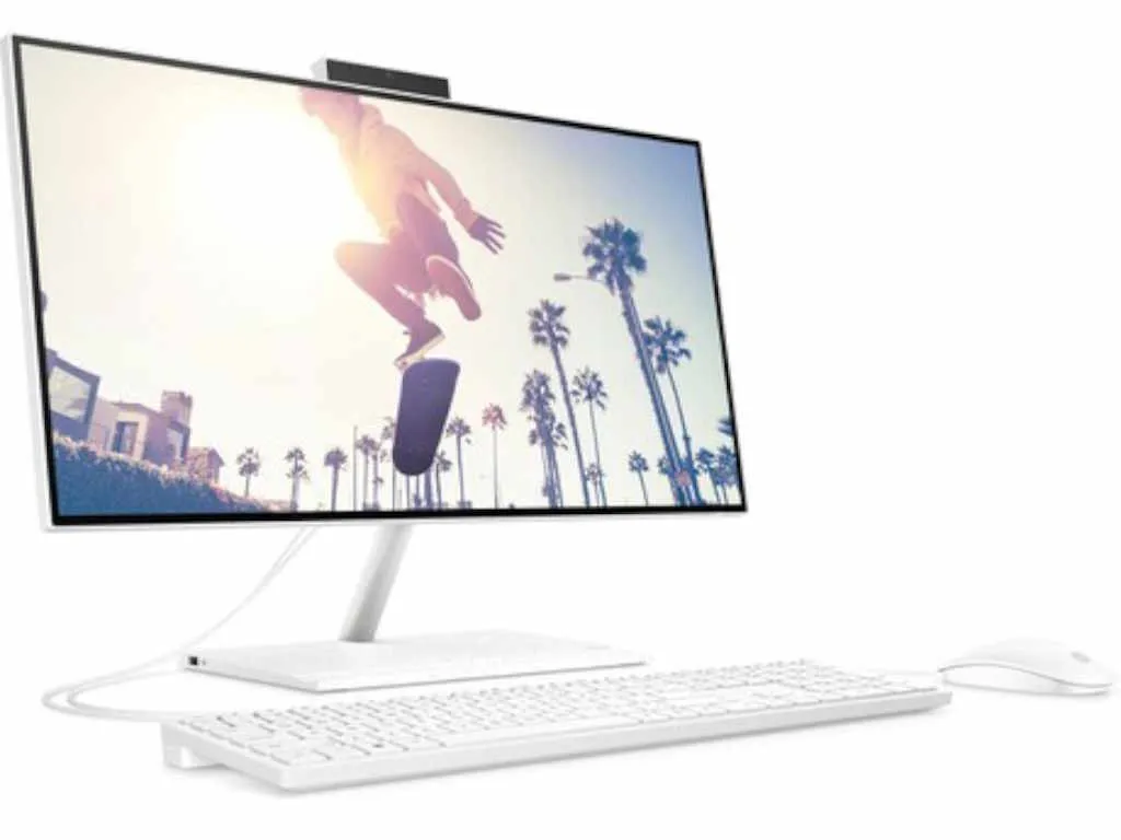 HP PSG Racunar HP 24-cb1307nh AiO/DOS/23.8" FHD AG IPS Touch/i5-1235U/8GB/512GB/WiFi/GLAN/EN/3g/bela Slika 1