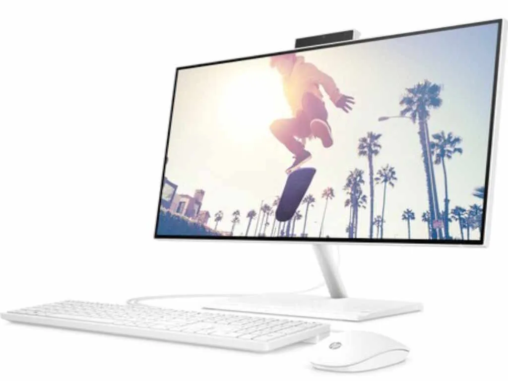 HP PSG Racunar HP 24-cb1307nh AiO/DOS/23.8" FHD AG IPS Touch/i5-1235U/8GB/512GB/WiFi/GLAN/EN/3g/bela Slika 3
