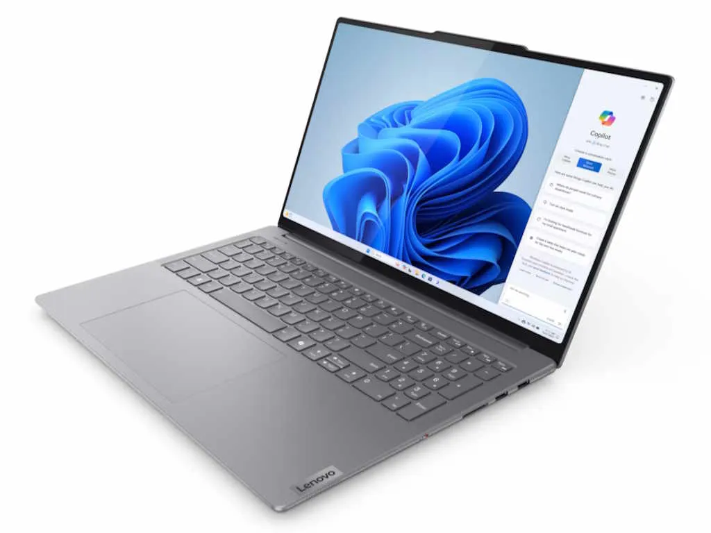 Lenovo Laptop LENOVO Yoga Pro 9 16IMH9 DOS/16" 3.2K/U9-185H/32GB/1TB/RTX 4060-8GB/backlit ENG/siva Slika 4