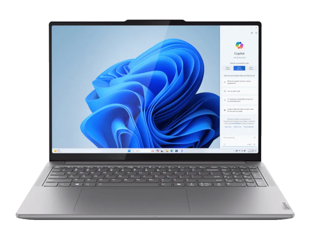 Lenovo Laptop LENOVO Yoga Pro 9 16IMH9 DOS/16" 3.2K Touch/U9-185H/64GB/1TB/RTX4070/ENG/siva Slika 2