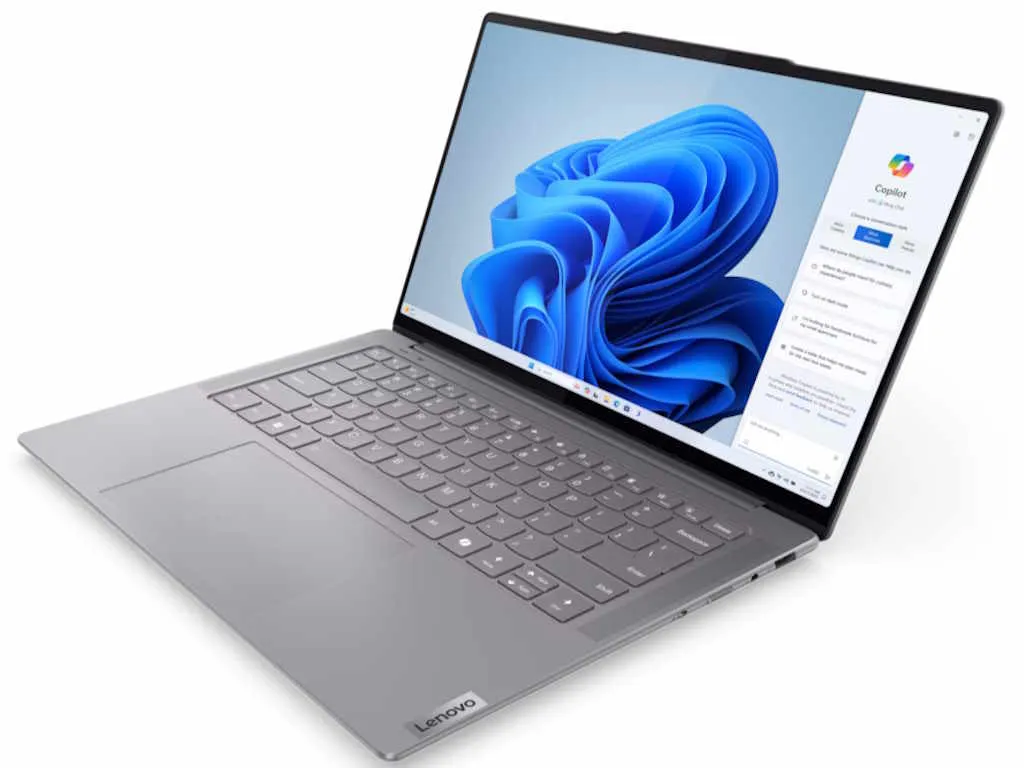Lenovo Laptop LENOVO Yoga Pro 7 14IMH9 DOS/14.5" 2.8K/U7-155H/32GB/1TB/RTX 4050-6GB/backlit SRB/siva Slika 4