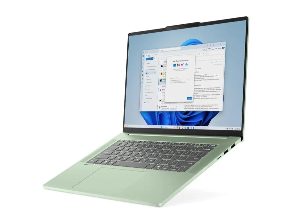 Laptop LENOVO IdeaPad Slim 5 15ARP10 DOS/15.3" WUXGA/Ryzen 7 7735HS/16GB/512GB/bkltSRB/Zele/bez punj Slika 2