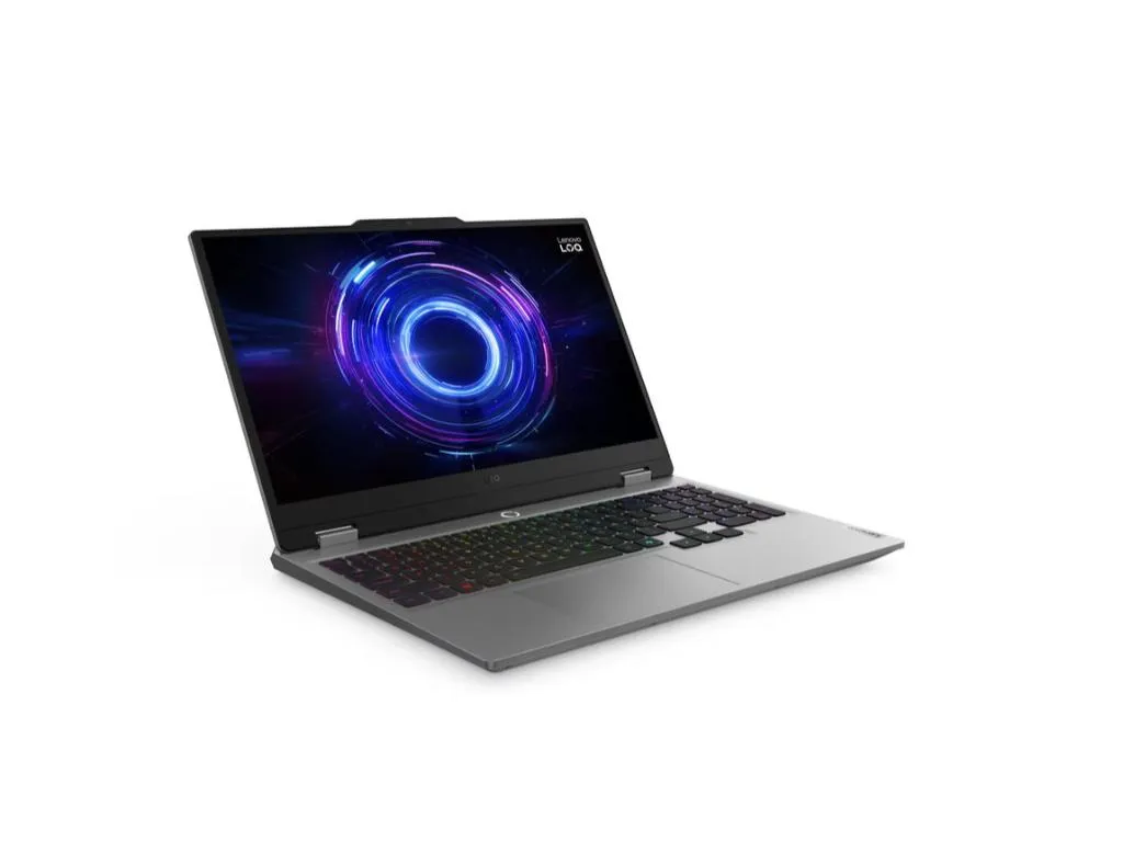 Laptop LENOVO LOQ 15IRX10 DOS/15.6" FHD/i7-13645HX/16GB/512GB/RTX5050/bklt srb/Siva Slika 1