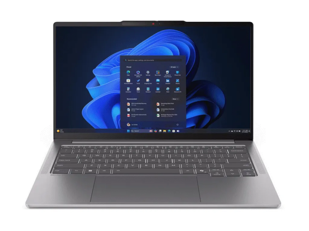 Lenovo Laptop LENOVO IdeaPad Pro 5 G1 DOS/14" 2.8K OLED/U5-225H/32GB/1TB/eng/sivi Slika 2