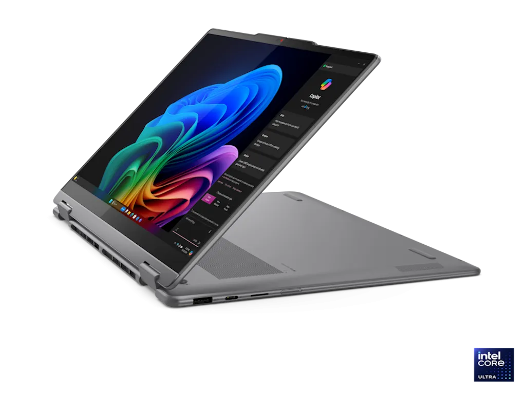 Lenovo Laptop LENOVO Yoga 7 2in1 14ILL10 DOS/14" 2.8K OLED/U7-256V/16GB/1TB/BKLT SRB/siva Slika 4