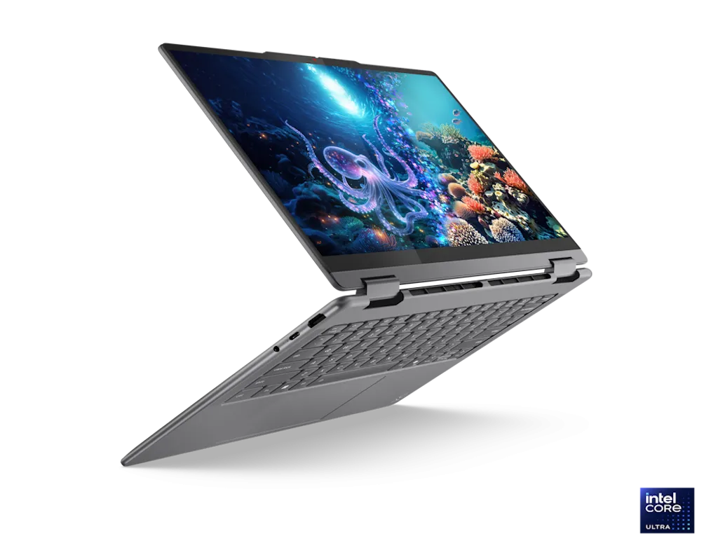 Lenovo Laptop LENOVO Yoga 7 2in1 14ILL10 DOS/14" 2.8K OLED/U7-256V/16GB/1TB/BKLT SRB/siva Slika 1