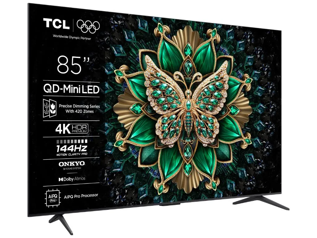 Televizor TCL 85C6K/MiniLED-QLED/85"/4K UHD/144Hz/Google TV/crna Slika 6