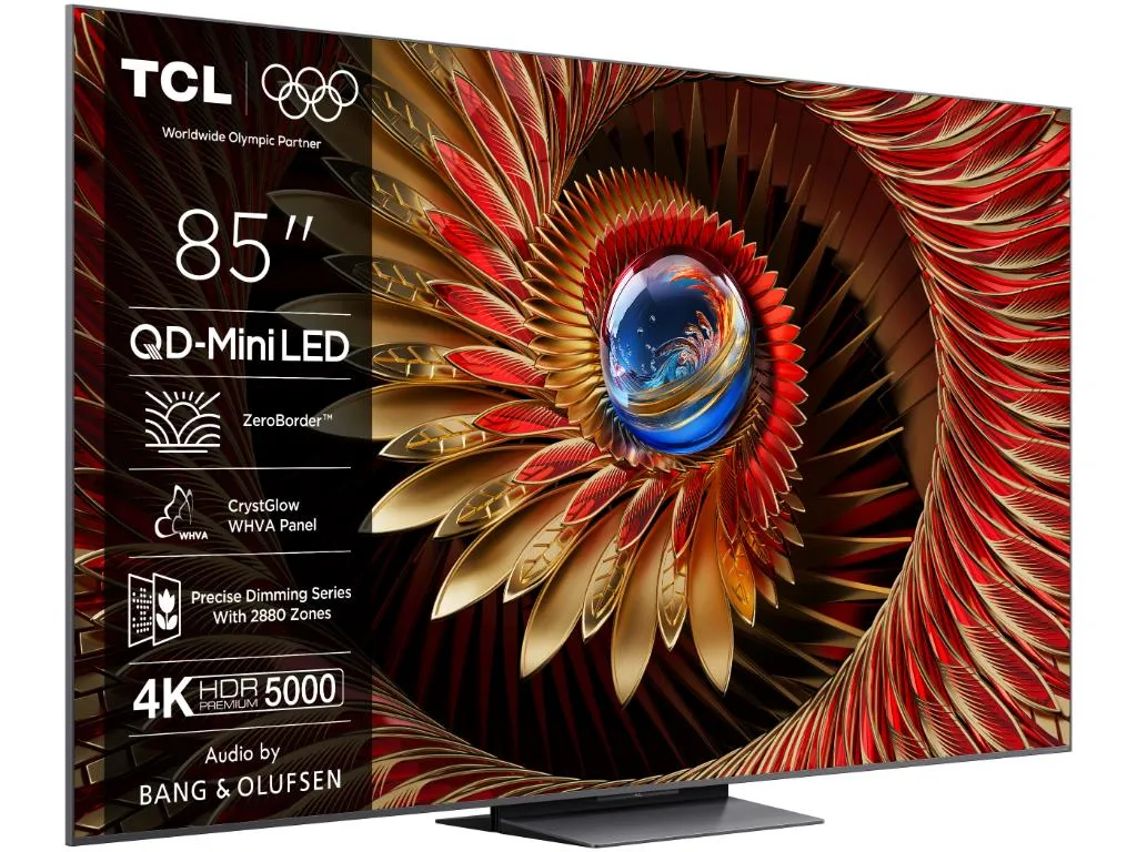 Televizor TCL 85C8K/QLED-Mini LED/85"/4K UHD/144Hz/Google TV/crna Slika 4