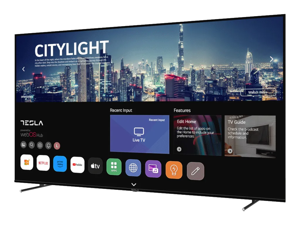 Tesla Televizor TESLA 85E645BUW/LED/85"/UHD/webOS/crna/frameless Slika 2