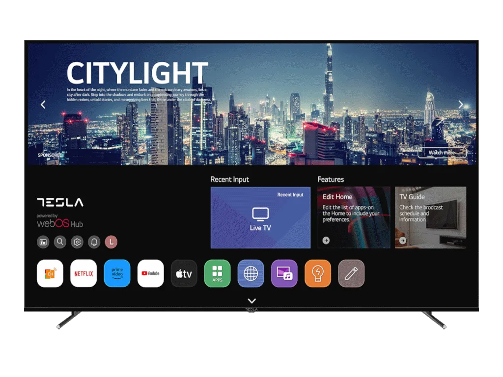 Tesla Televizor TESLA 85E645BUW/LED/85"/UHD/webOS/crna/frameless Slika 6