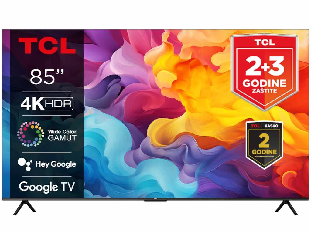 Televizor TCL 85V6B/LED/85"/4K HDR/60Hz/Google TV/crna Slika 5