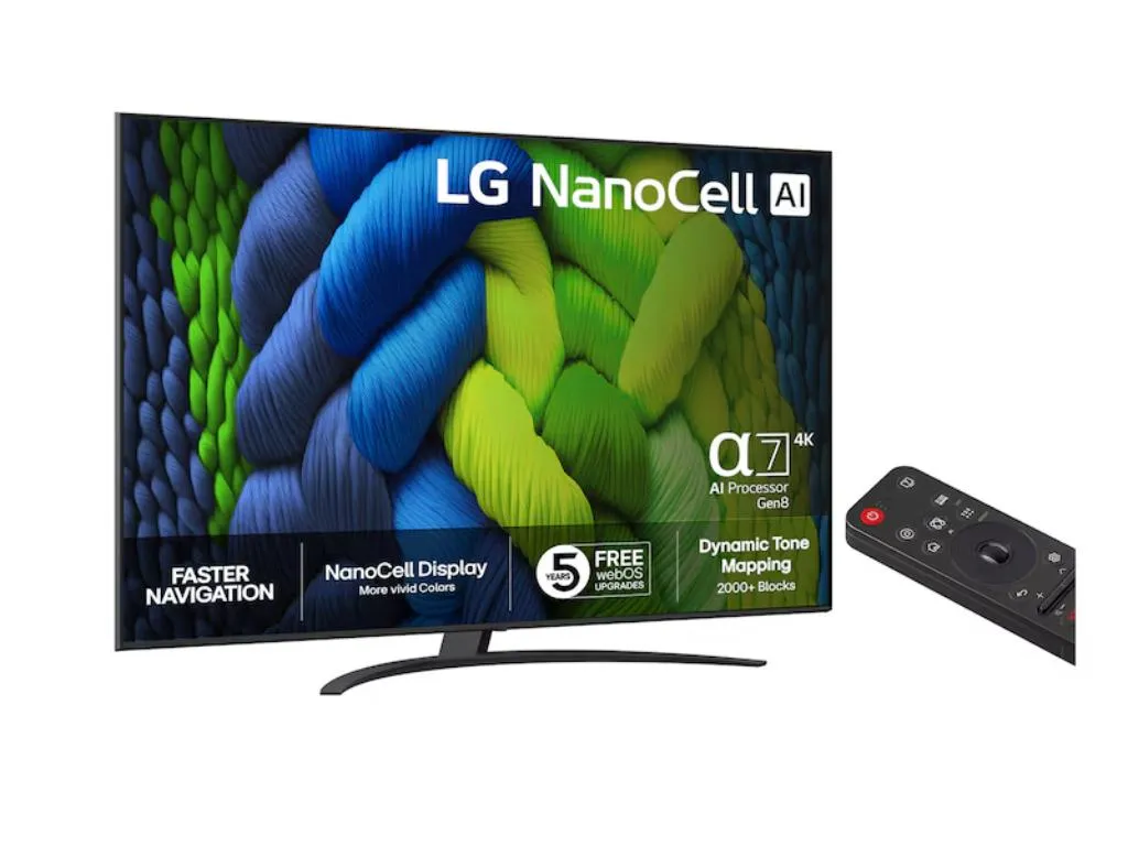 LG BG Televizor LG 86NANO82A6B/Nano/86"/4K Ultra HD/smart/webOS 26/crna Slika 2
