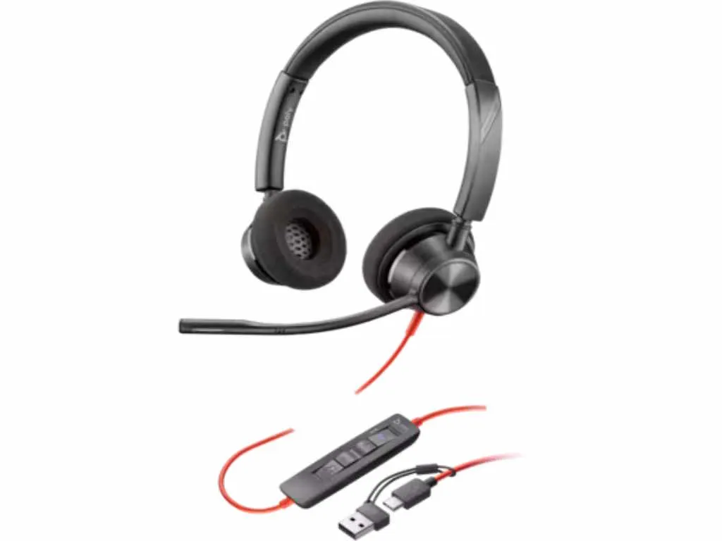 HP PSG Slušalice HP Poly BW 3320 Stereo -M USB-C HS +USB-C/A/8X220AA/crna Slika 1