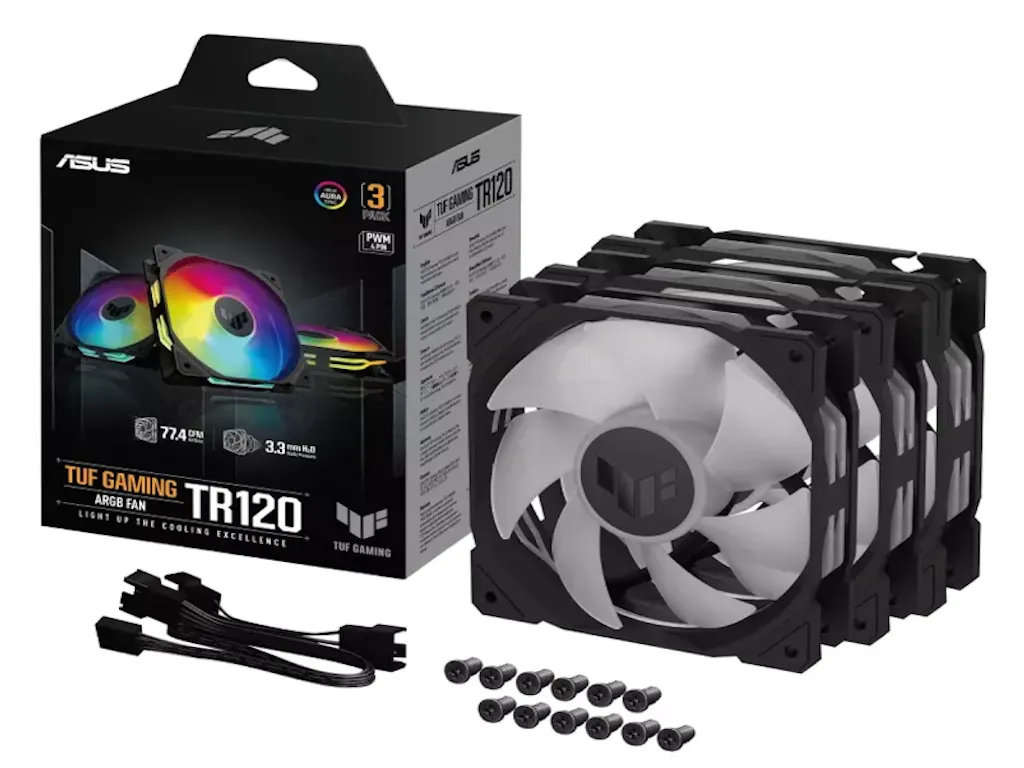 Ventilator ASUS TUF GAMING TR120 FAN ARGB 3IN1/crna Slika 4
