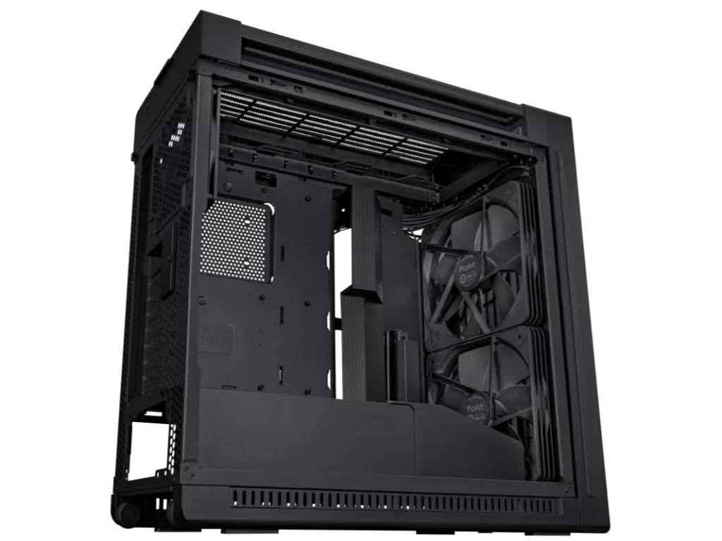 Kucište ASUS PROART PA602 WALNUT WOOD METAL PWM MODERN BLACK/ATX/E-ATX/Micro-ATX/Mini-ITX/DTX Slika 3