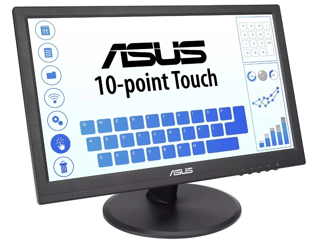 Asus Monitor ASUS VT168HR 15.6"/TN,touch/1366x768/60Hz/5ms GtG/VGA,HDMI/VESA/crna Slika 1