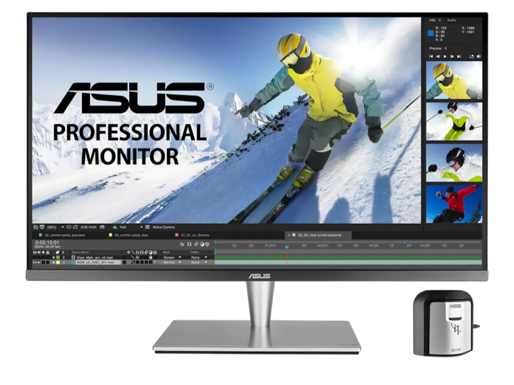Asus Monitor ASUS ProArt PA32UC-K 32"/IPS/3840x2160/60Hz/5ms GtG/HDMIx4,DP,USB,Thunderbolt3/pivot,visina Slika 8