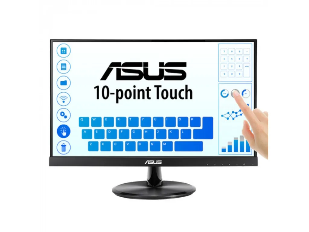 Asus Monitor ASUS VT229H 21.5"/IPS, touch/1920x1080/60Hz/5ms GtG/VGA,HDMI/VESA/zvucnici/crna Slika 1