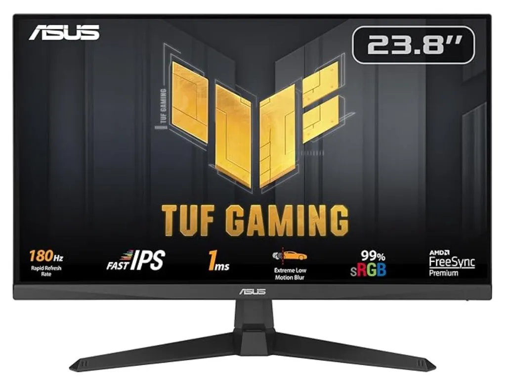Asus Monitor ASUS TUF VG249Q3A 23.8"/IPS/1920x1080/180Hz/1ms GtG/HDMIx2,DP/freesync/VESA/zvucnici/crna Slika 2