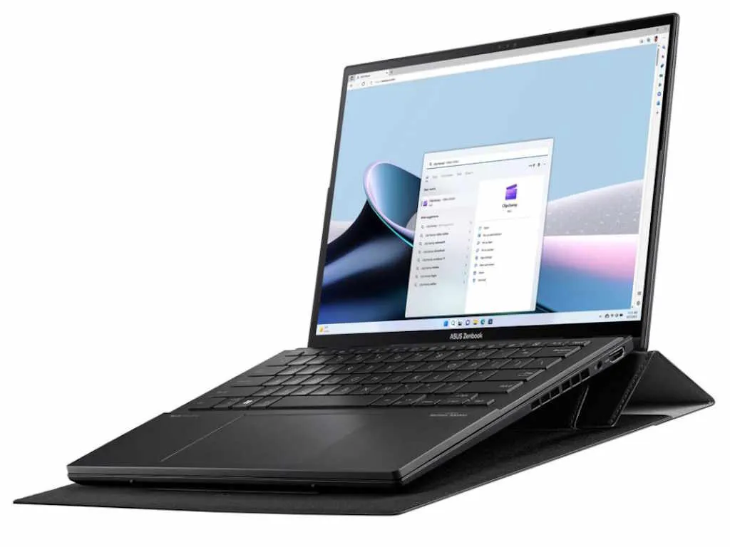 Asus Laptop ASUS ZenBook Duo UX8406MA-PZ051W Win11 Home/14"OLED WQXGA/U9-185H/32GB/2TB SSD/futrola/siva Slika 2