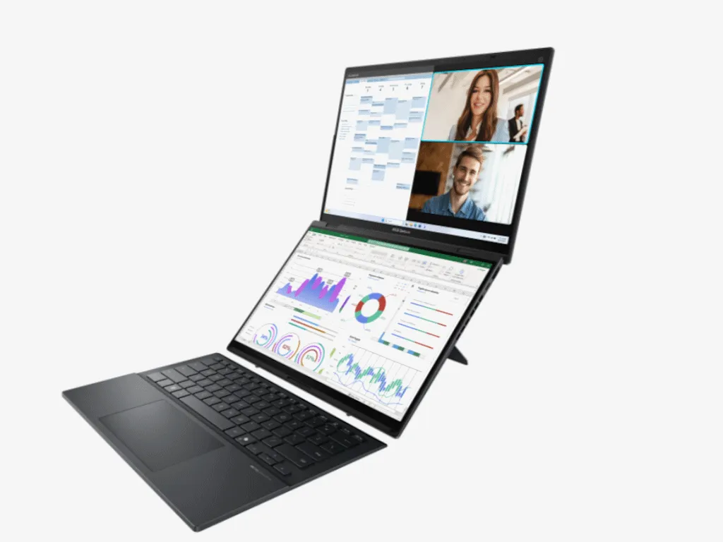 Asus Laptop ASUS ZenBook Duo UX8406CA-PZ005W/WIn11 Home/14" OLED 3K/U9-285H/32TB/2TB/siva Slika 3