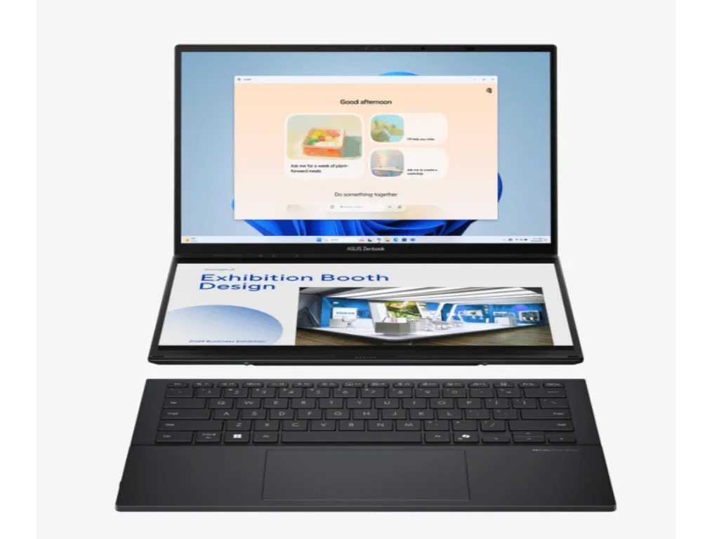 Asus Laptop ASUS ZenBook Duo UX8406CA-PZ005W/WIn11 Home/14" OLED 3K/U9-285H/32TB/2TB/siva Slika 6