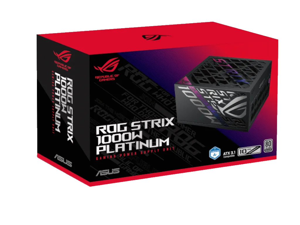 Asus Napajanje ASUS ROG-STRIX-1000P-GAMING 1000w/80+Platinum/modularno/crna Slika 2