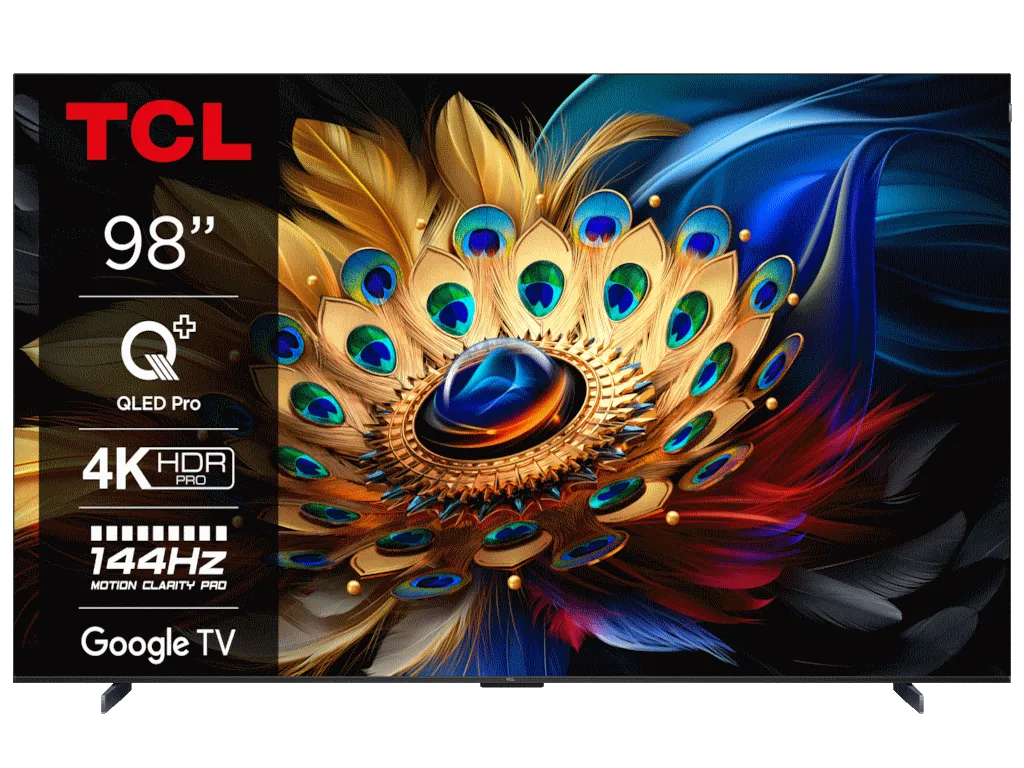 Televizor TCL 98C655/QLED/98"/4K UHD/144Hz/Google TV/crna Slika 2