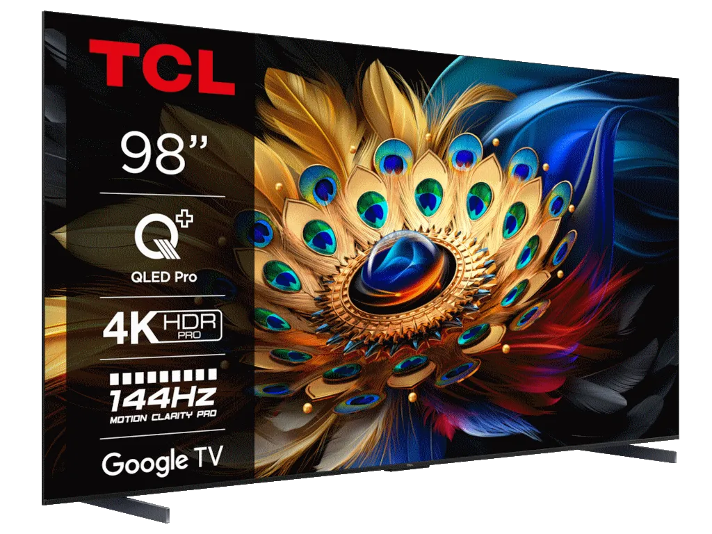 Televizor TCL 98C655/QLED/98"/4K UHD/144Hz/Google TV/crna Slika 3