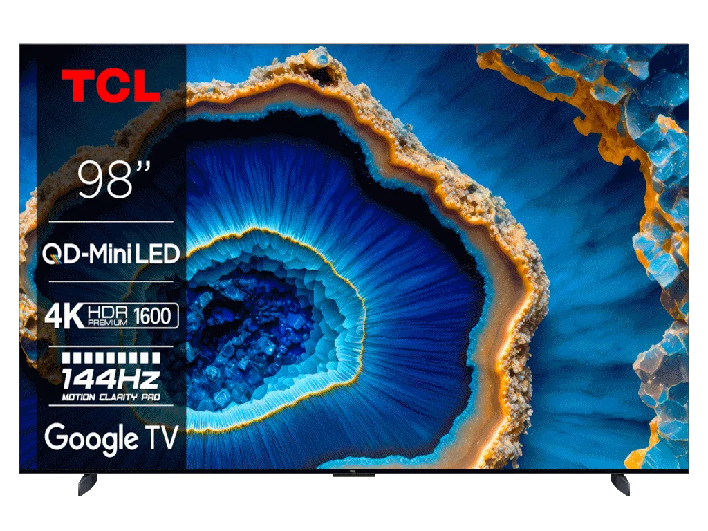 Televizor TCL 98C805/Mini LED-QLED/98"/4K HDR/144Hz/Google TV/crna Slika 3