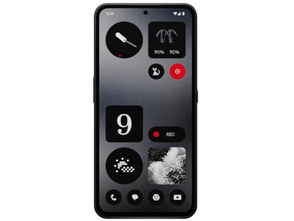 Nothing Smartphone NOTHING CMF Phone 1 5G 8GB/128GB/crna + NOTHING CMF Buds narandžaste Slika 3