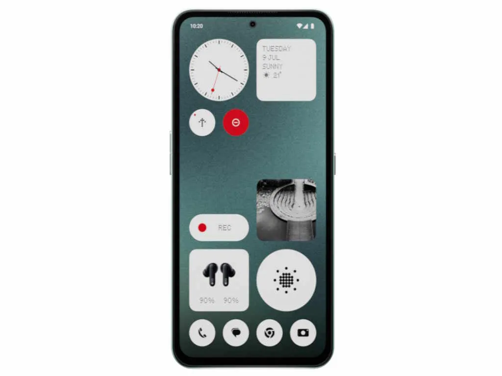 Nothing Smartphone NOTHING CMF Phone 1 5G 8GB/128GB/svetlozelena + NOTHING CMF Buds narandžaste Slika 2