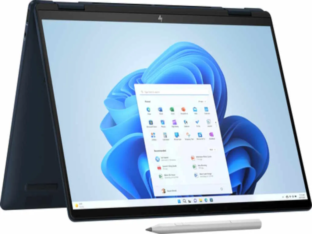 HP PSG Laptop HP Envy x360 14-fc0004nn W11H/14"2.8K OLEDTouch/Core U5-125U/16GBonbo/1TB/backlit/EN/2g/teget Slika 4
