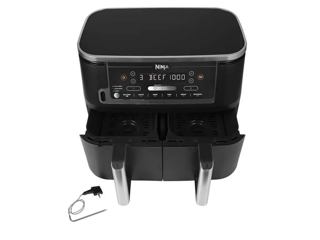 Ninja Air fryer NINJA AF451EU dupla korpa/2470W/9.5L/crna Slika 2