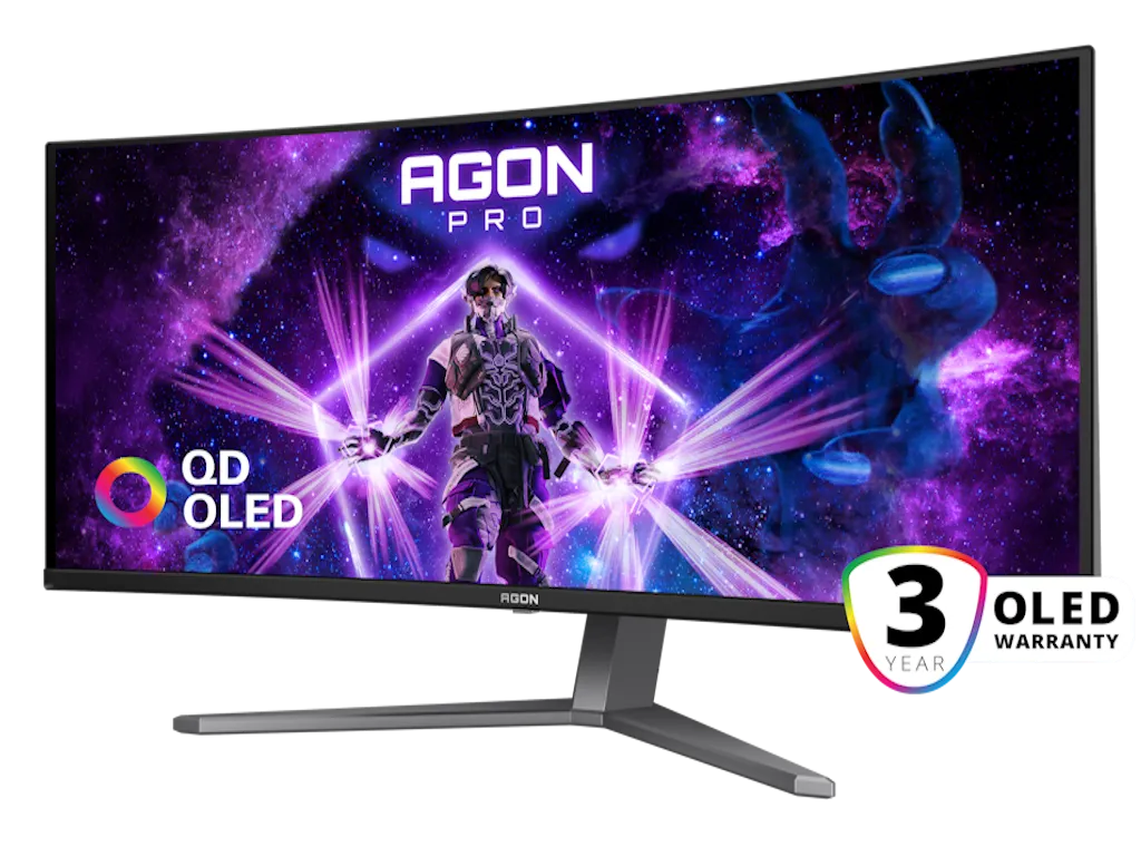 Monitor AOC AG346UCD 34"/OLED, zakrivljen/3440X1440/175/0,03 ms/HDMIX2,DP,USB/A Sync/VESA/zvucnici Slika 3