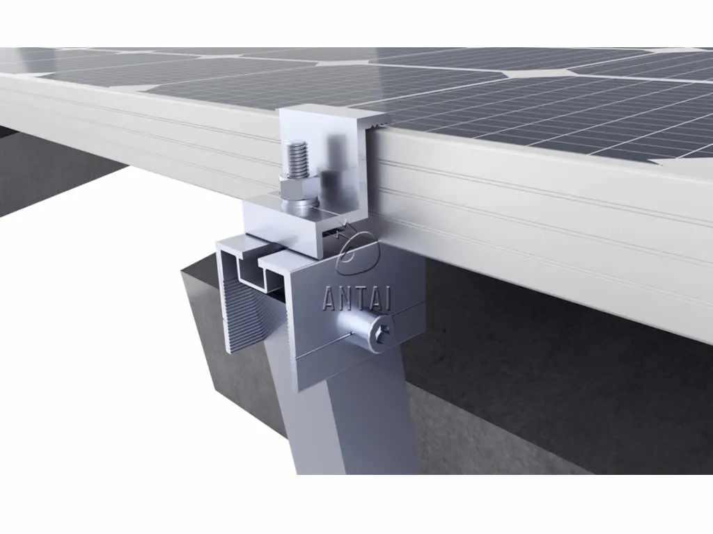 Antai Konstrukcije za SE ANTAI za ravne betonske krovove, balast, S, set za 10 panela Slika 8